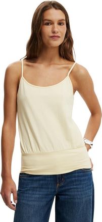 Cotton On Womens Olivia Basque Cami in Vanilla Glow at Nordstrom, Size Xx-Small