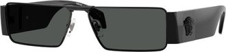 Versace VE2286 100987 Mens Sunglasses Black Size 57