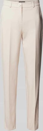 Comma Chino mit französischen Eingrifftaschen in Sand, Größe 34