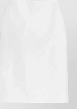 Jil Sander high waist technical faille midi skirt