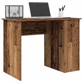 Berkfield Home Desk Old Wood 100x55x75 cm Engineered Wood in Brown | Size: 100 x 55 x 75 cm