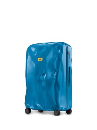 Crash Baggage Icon koffer met vervormde buitenkant - Blauw