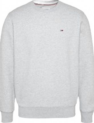 Tommy Hilfiger Mens Flag Logo Lounge Sweater In Light Gray