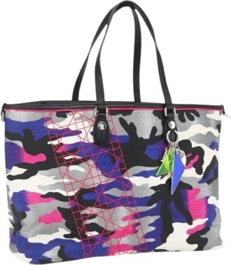 Dior Pre-owned Canvas Tote Bag - Dames - Vintage Shopper - Veelkleurig - ONE Size - Vintage