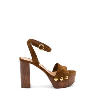 Gianvito Rossi High Heel Sandals, female, Brown, Size: 10 US Platform High Heel Sandals