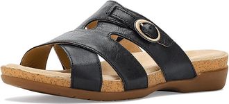 Dansko Regan Womens Sandals Black : EU 41 (US Womens 10.5-11) Regular, Leather