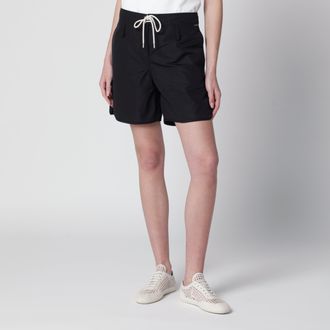 Prada Black Re-Nylon shorts with drawstring