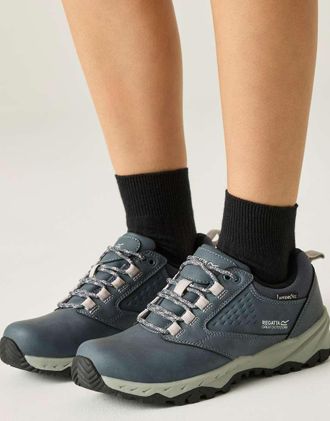 Regatta Amble - Scarpe da trekking basse impermeabili color lilla cipria scuro-Grigio