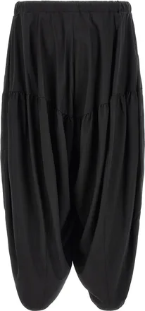 Comme Des Gar&ccedil;ons Barrel Leg Trousers - Black
