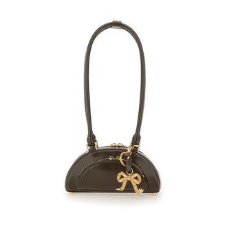 Self Portrait Bolso de Hombro Curvo Encanto - Bags - Mujer - Marr&oacute;n - ONE SIZE