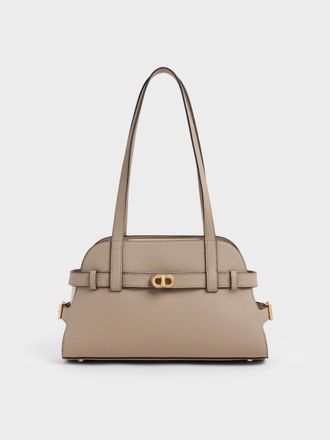 Charles & Keith Aubrielle Belted Shoulder Bag