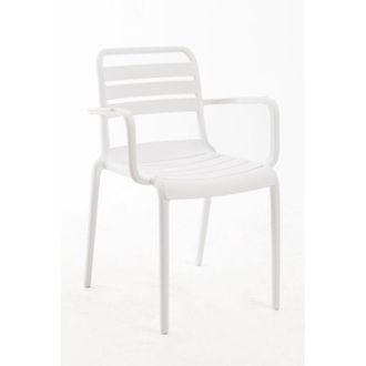 Regalos Miguel Regalos Miguel - Sillas Jard&iacute;n - Silla Belia Con Brazos - Blanco