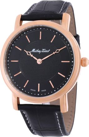 Mathey-Tissot City Quartz Black Dial Mens Watch H611252PN