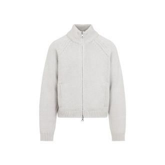 Our Legacy Contemporary White Extrafine Merino Wool Sweater
