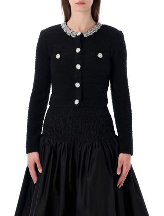 Self Portrait Selbstportr&auml;tpullover Schwarz