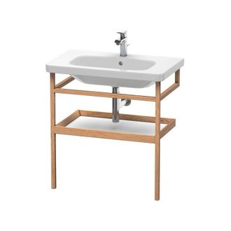 Duravit Barra De Toalla Durastyle 440x740mm Con Balda Blanco Brillante / Roble Macizo