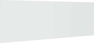 vidaXL Cabecero De Cama Pared Madera Contrachapada Blanco 240x1,5x80cm Vidaxl