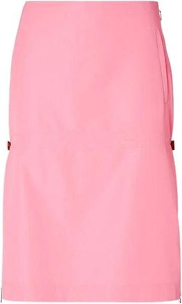 Fendi Midi-rok met ritssluiting - Dames - Midirokken - Roze - S - Rokken