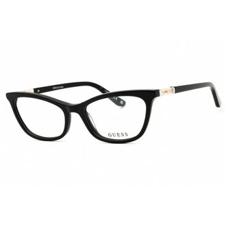 Guess Ladies Black Cat Eye Eyeglass Frames GU50198