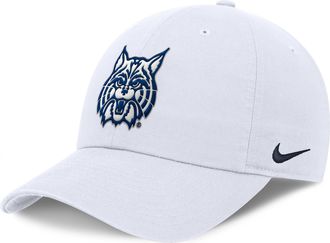 Nike Arizona Club Nike Mens College Adjustable Hat in White | NC0110AUAN-KKE