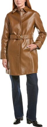 Via Spiga Faux Leather Jacket