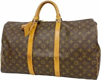 Louis Vuitton Vintage, unisex, Bruin, ONE Size, Pre-owned Weekendtas