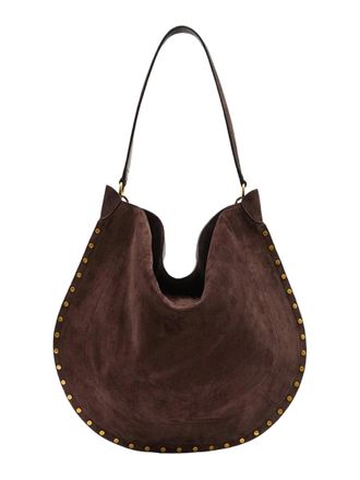 Isabel Marant Soft Hobo Bag with Metallic Stud Accents