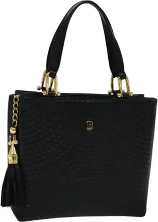 Bally Tweedehands leren handtassen - Dames - Vintage Handtas - Zwart - ONE Size - Leer - Vintage
