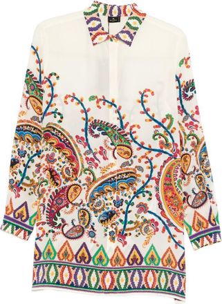 Etro Silk Shirt With Pattern