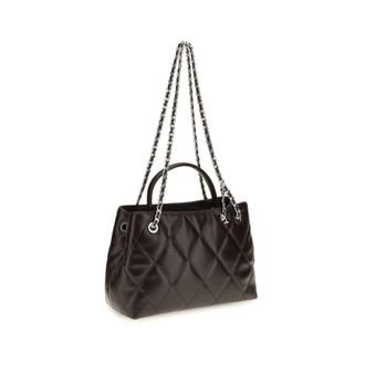 Tory Burch Fleming Calfskin Leather Shoulder Bag - Brown