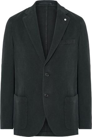 Luigi Bianchi Mantova Blazer con revers a lancia - Verde