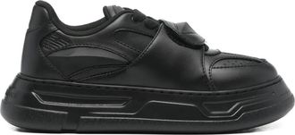 Emporio Armani Sneakers con chiusure a strappo - Nero