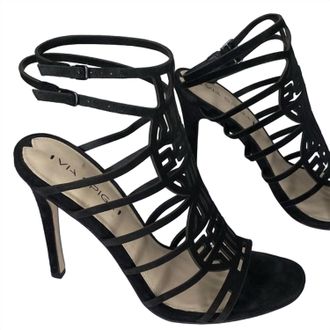 Via Spiga Womens Tisa 2 Strappy High-Heels In Black