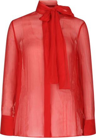 Valentino Sheer Organza Blouse