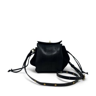 Kempton & Co. Womens Ascot Crossbody Bag In Black Heat Striped
