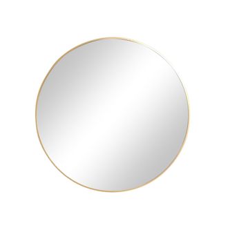 Melody Maison Large Round Gold Wall Mirror - 80cm X 80cm