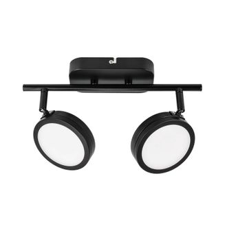Lindby Foco neros En Negro De Metal - Lindby