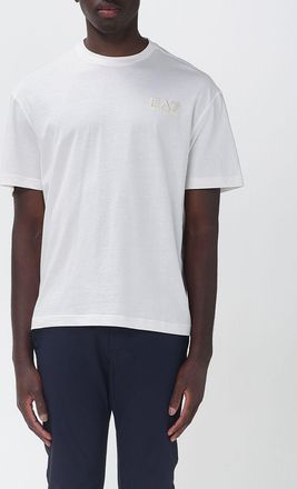 Emporio Armani T-shirt a girocollo in cotone stampata