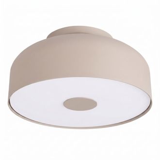 Sollux Lighting Plafone taupe acero/pvc alt. 15 cm