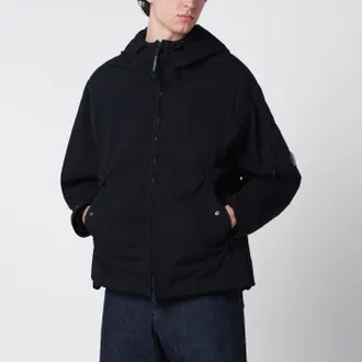 C.P. Company Giacca Flatt Nylon con cappuccio Total Eclipse