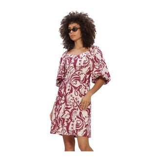 Y.A.S Y.a.s - Yasfleur 2/4 Dress S - Dames - Jurken - Veelkleurig - Maat: M