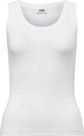 Drykorn Tavira Tank Top - Dames - Tops zonder mouwen - Wit - M - Tops