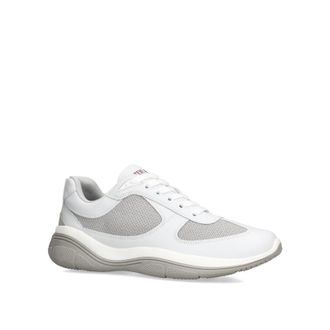 Steve Madden Mens Leather Prevale Grey Sneakers - Size UK 9