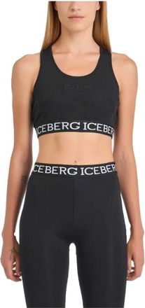Iceberg Stijlvolle Top voor Vrouwen - Dames - Sport BHs - Zwart - M - Fitness