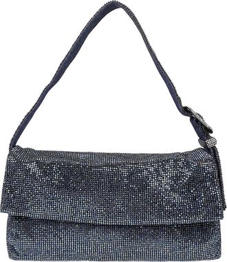 Benedetta Bruzziches Boyfriend Blue Grande Tas - Dames - Schoudertassen - Blauw - ONE Size - Tassen