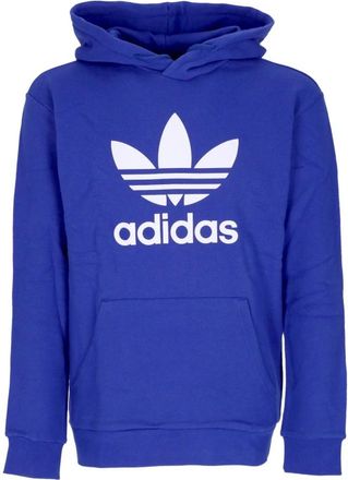 adidas Lichtgewicht Hoodie met Logo - Heren - Sportshirts - Blauw - L - Katoen - Fitness