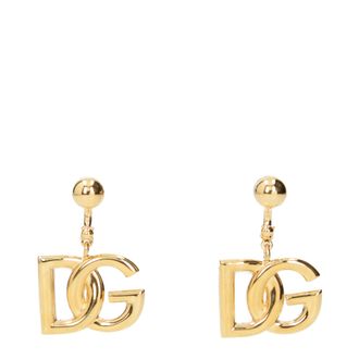 Dolce & Gabbana Damens Ohrringe Messing Gold