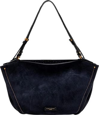 Gianni Chiarini Bloom Schoudertas - Dames - Schoudertassen - Zwart - ONE Size - Su&egrave;de - Tassen