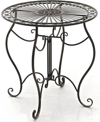 Clp Tavolo in ferro Indra bronzo