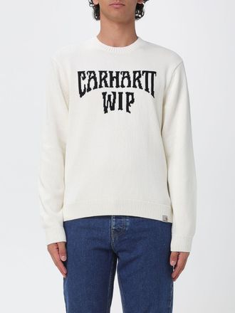 Carhartt Work in Progress Maglia girocollo in cotone con logo jacquard all-over